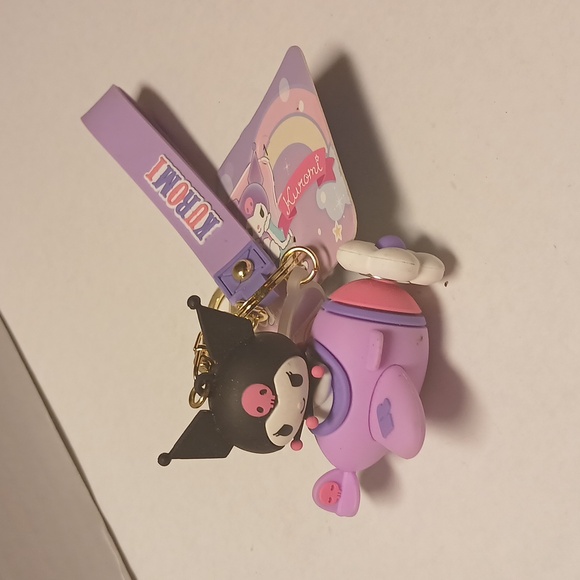 Kuromi plush keychain NwT - Picture 4 of 5